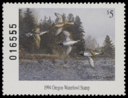 Picture of 1994 Oregon Duck Stamp