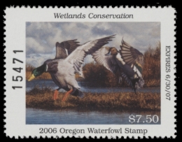 Picture of 2006 Oregon Duck Stamp