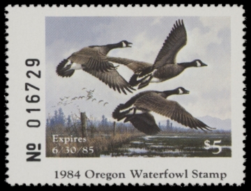 Picture of 1984 Oregon Duck Stamp - First of State