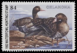 Picture of 1993 Oklahoma Duck Stamp