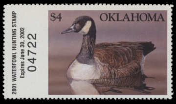 Picture of 2001 Oklahoma Duck Stamp