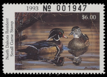 Picture of 1993 North Dakota Duck Stamp