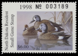 Picture of 1998 North Dakota Duck Stamp