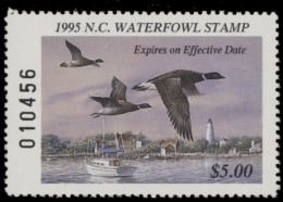 Picture of 1995 North Carolina Duck Stamp