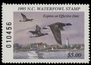 Picture of 1995 North Carolina Duck Stamp