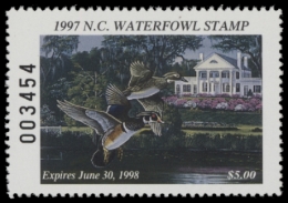 Picture of 1997 North Carolina Duck Stamp