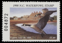 Picture of 1998 North Carolina Duck Stamp