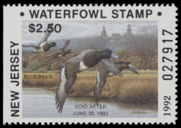Picture of 1992 New Jersey Duck Stamp