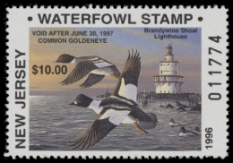 Picture of 1996 New Jersey Non-Resident Duck Stamp