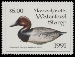 Picture of 1991 Massachusetts Duck Stamp