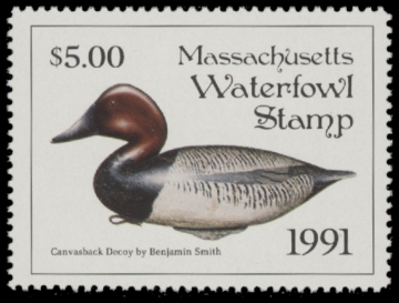 Picture of 1991 Massachusetts Duck Stamp