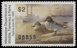 Picture of 1992 Mississippi Duck Stamp