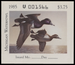 Picture of 1985 Michigan Duck Stamp