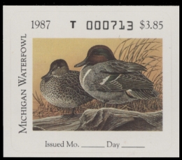 Picture of 1987 Michigan Duck Stamp