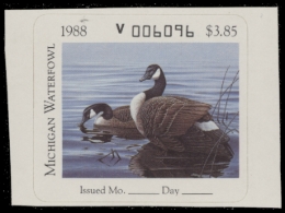 Picture of 1988 Michigan Duck Stamp