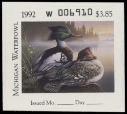 Picture of 1992 Michigan Duck Stamp