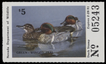 Picture of 1990 Nevada Duck Stamp