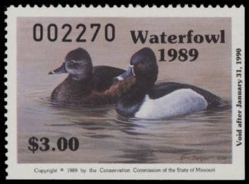 Picture of 1989 Missouri Duck Stamp