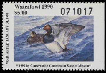 Picture of 1990 Missouri Duck Stamp