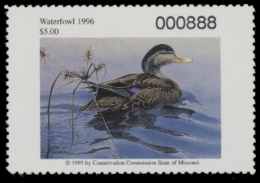 Picture of 1996 Missouri Duck Stamp