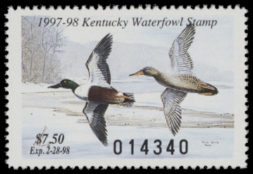 Picture of 1997 Kentucky Duck Stamp
