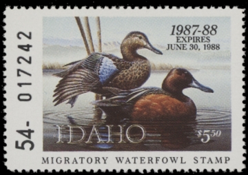 Picture of 1987 Idaho Duck Stamp - First of State