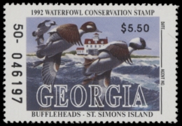 Picture of 1992 Georgia Duck Stamp