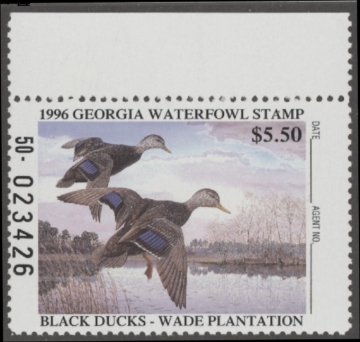 Picture of 1996 Georgia Duck Stamp