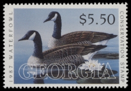Picture of 1987 Georgia Duck Stamp