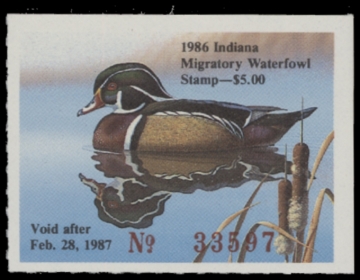 Picture of 1986 Indiana Duck Stamp