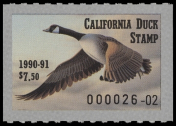 Picture of 1990 California Duck Stamp