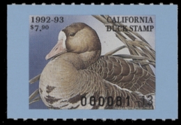Picture of 1992 California Duck Stamp