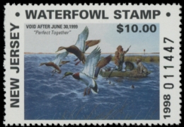 Picture of 1998 New Jersey Duck Stamp NR