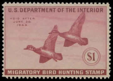 Picture of RW10 1943 Duck Stamp  MNH
