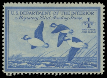 Picture of RW15 1948 Duck Stamp . MLH