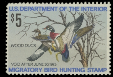 Picture of RW41 1974 Duck Stamp. MLH F-VF 