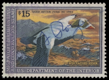 Picture of RW59 1992 Duck Stamp. Used. VF 