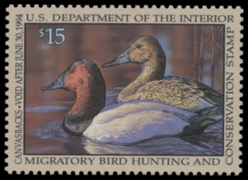 Picture of RW60 1993 Duck Stamp. MNH. VF 