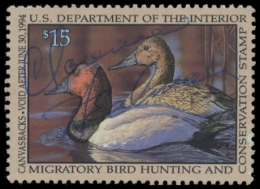 Picture of RW60 1993 Duck Stamp. Used. VF 