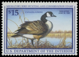 Picture of RW64 1997 Duck Stamp. MLH. VF 