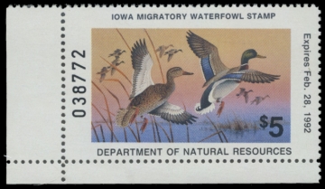 Picture of 1991 Iowa Duck Stamp