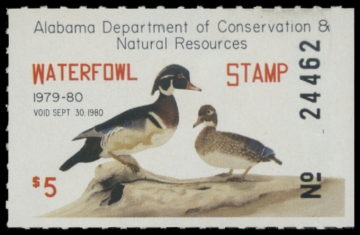Picture of 1979 Alabama Duck Stamp - First of State