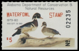 Picture of 1979 Alabama Duck Stamp - First of State