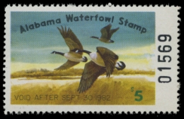 Picture of 1981 Alabama Duck Stamp