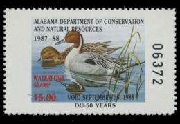 Picture of 1987 Alabama Duck Stamp