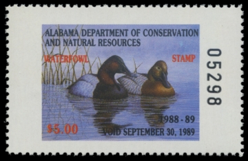 Picture of 1988 Alabama Duck Stamp