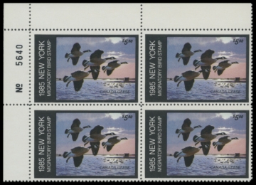 Picture of 1985 New York Duck Stamps - First of State