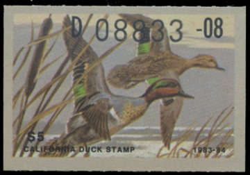 Picture of 1983 California Duck Stamp