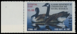 Picture of 1986 Alabama Duck Stamp