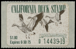 Picture of 1974 California Duck Stamp